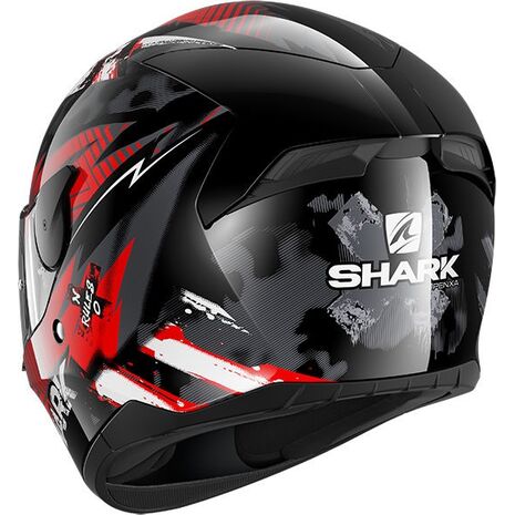 Shark / シャーク フルフェイスヘルメット D-SKWAL 2 PENXA ブラック レッド アンスラサイト/KRA | HE4054KRA, sh_HE4054EKRAXS - SHARK / シャークヘルメット