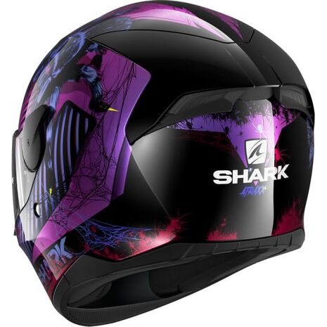 Shark / シャーク フルフェイスヘルメット D-SKWAL 2 ATRAXX ブラック バイオレット Glitter/KVX | HE4058KVX, sh_HE4058EKVXXL - SHARK / シャークヘルメット
