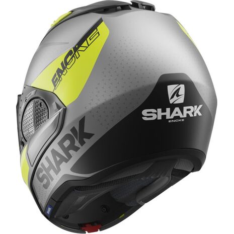 Shark / シャーク モジュラーヘルメット EVO GT ENCKE MAT アンスラサイト イエロー ブラック/AYK | HE8915AYK, sh_HE8915EAYKM - SHARK / シャークヘルメット