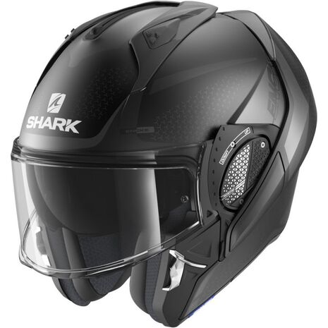 Shark / シャーク モジュラーヘルメット EVO GT ENCKE MAT ブラック アンスラサイト アンスラサイト/KAA | HE8915KAA, sh_HE8915EKAAS - SHARK / シャークヘルメット