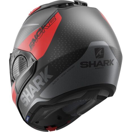 Shark / シャーク モジュラーヘルメット EVO GT ENCKE MAT ブラック レッド アンスラサイト/KRA | HE8915KRA, sh_HE8915EKRAS - SHARK / シャークヘルメット
