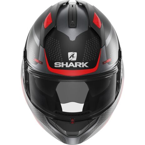 Shark / シャーク モジュラーヘルメット EVO GT ENCKE MAT ブラック レッド アンスラサイト/KRA | HE8915KRA, sh_HE8915EKRAL - SHARK / シャークヘルメット