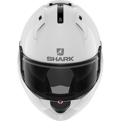 Shark / シャーク モジュラーヘルメット EVO ES BLANK ホワイト アズール/WHU | HE9800WHU, sh_HE9800EWHUL - SHARK / シャークヘルメット