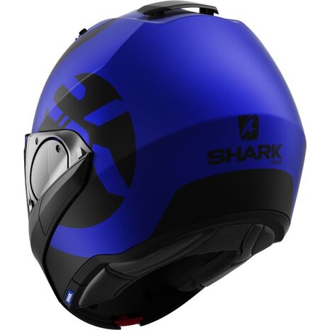 Shark / シャーク モジュラーヘルメット EVO ES KEDJE Mat ブルー ブラック ブルー/BKB | HE9809BKB, sh_HE9809EBKBL - SHARK / シャークヘルメット