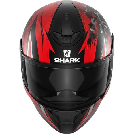 Shark / シャーク フルフェイスヘルメット D-SKWAL 2 ATRAXX Mat ブラック レッド アンスラサイト/KRA | HE4059KRA, sh_HE4059EKRAXS - SHARK / シャークヘルメット