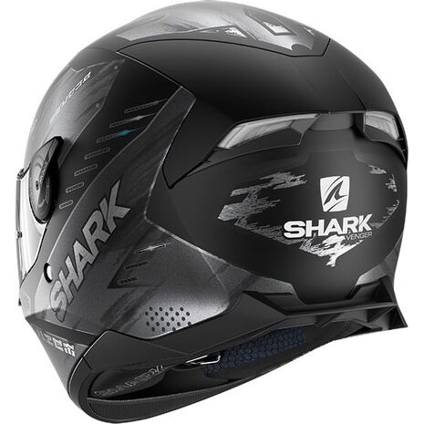 Shark / シャーク フルフェイスヘルメット SKWAL 2 VENGER Mat ブラック アンスラサイト アンスラサイト/KAA | HE4961KAA, sh_HE4961EKAAXS - SHARK / シャークヘルメット