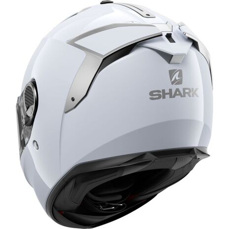 Shark / シャーク フルフェイスヘルメット SPARTAN GT BCL. MICR. BLANK ホワイト シルバー Glossy/W01 | HE7065W01, sh_HE7065EW01XL - SHARK / シャークヘルメット