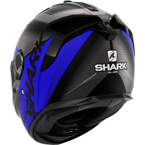 Shark / シャーク フルフェイスヘルメット SPARTAN GT BCL. MICR. ELGEN Mat ブラック アンスラサイト ブルー/KAB | HE7067KAB, sh_HE7067EKABXS - SHARK / シャークヘルメット