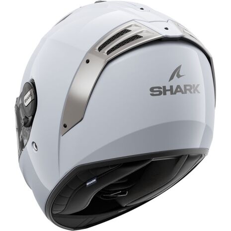 Shark / シャーク フルフェイスヘルメット SPARTAN RS BLANK ホワイト シルバー Glossy/W01 | HE8100W01, sh_HE8100EW01XS - SHARK / シャークヘルメット