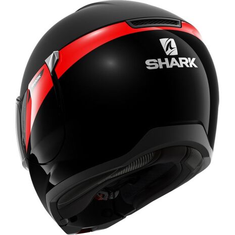 Shark / シャーク モジュラーヘルメット EVOJET KARONN MAT ブラック レッド ブラック/KRK | HE8811KRK, sh_HE8811EKRKXS - SHARK / シャークヘルメット