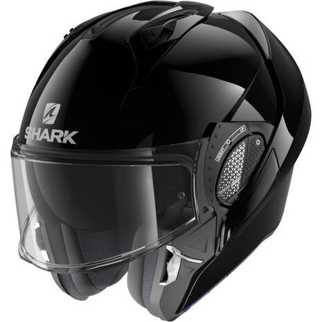 Shark / シャーク モジュラーヘルメット EVO GT BLANK ブラック/BLK | HE8910BLK, sh_HE8910EBLKXL - SHARK / シャークヘルメット