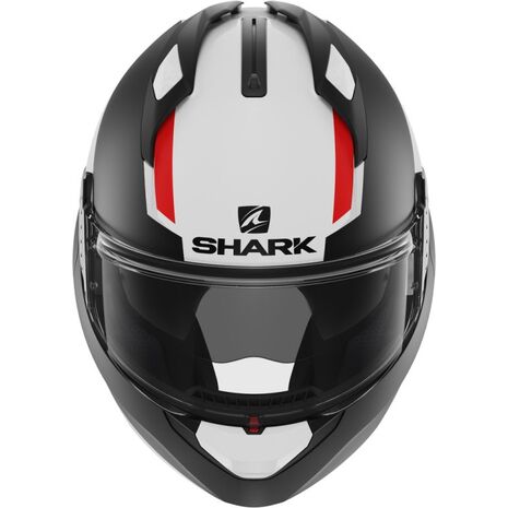 Shark / シャーク モジュラーヘルメット EVO GT SEAN ホワイト ブラック レッド/WKR | HE8913WKR, sh_HE8913EWKRKS - SHARK / シャークヘルメット