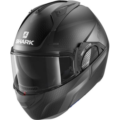 Shark / シャーク モジュラーヘルメット EVO GT ENCKE MAT ブラック アンスラサイト アンスラサイト/KAA | HE8915KAA, sh_HE8915EKAAKS - SHARK / シャークヘルメット