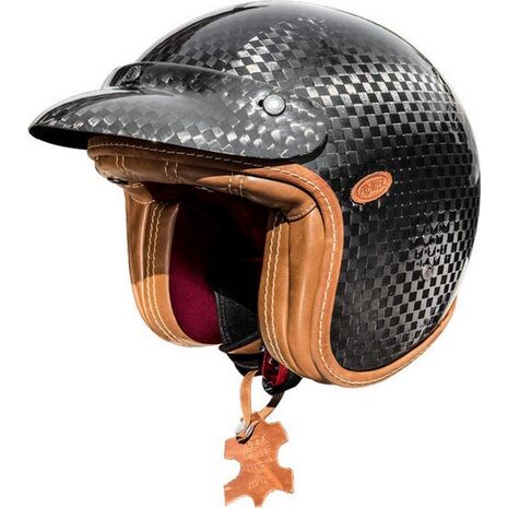 Premier / プレミア オープンフェイスヘルメット VINTAGE CLASSIC カーボン TECH L.E. | APJETVINCARANN, pre_APJETVINCARANN000L - Premier / プレミアヘルメット