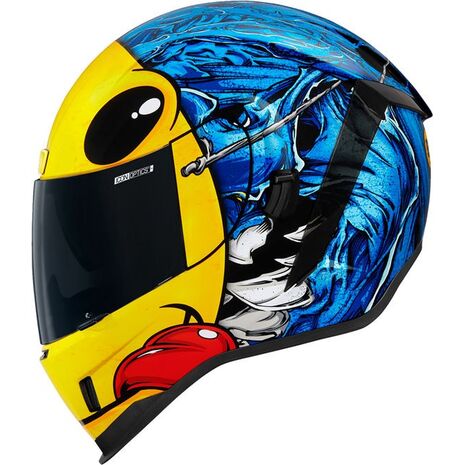 Icon Street フルフェイスヘルメット Airform Brozak MIPS 黄色, 青, icon_0101-14930 - ICON / アイコン