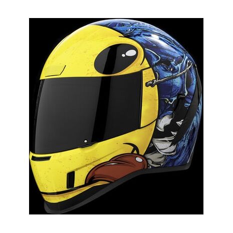 Icon Street フルフェイスヘルメット Airform Brozak MIPS 黄色, 青, icon_0101-14930 - ICON / アイコン
