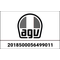 AGV / エージーブ CHEEK PADS PISTA GP RR GREY/YELLOW | 2018500056499004, agv_2018500056-499_XXL - AGV / エージーブイヘルメット