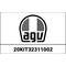AGV / エージーブ MDS FRONT VENT M13/NEW SPRINTER FLAT BLACK | 20KIT32311002, agv_20KIT32311-002 - AGV / エージーブイヘルメット