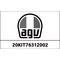 AGV / エージーブ FRONT VENT AX9/AX-8 EVO/AX-8 DUAL EVO/AX-8 DUAL BLACK | 20KIT76312002, agv_20KIT76312-002 - AGV / エージーブイヘルメット