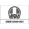 AGV / エージーブ FRONT VENT COVER PAINTED TOURMODULAR BLACK | 20KR125001001, agv_20KR125001-001 - AGV / エージーブイヘルメット
