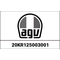 AGV / エージーブ SLOT INTERCOM COVER LEFT TOURMODULAR BLACK | 20KR125003001, agv_20KR125003-001 - AGV / エージーブイヘルメット