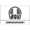 AGV / エージーブ VISOR HOOK REPAIR KIT PISTA GP RR/CORSA R BLACK | 20KR600003001, agv_20KR600003-001 - AGV / エージーブイヘルメット