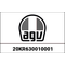 AGV / エージーブ REGULATION VISOR K6 CLEAR | 20KR630010001, agv_20KR630010-001 - AGV / エージーブイヘルメット