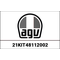 AGV / エージーブ KIT VISOR & SUN VISOR MECHANISM + PAINTED COVERS FLUID WHITE PEARL | 21KIT48112002, agv_21KIT48112-002 - AGV / エージーブイヘルメット