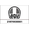 AGV / エージーブ KIT FRONT VENTS K3 SV, WHITE | 21KY0030-001, agv_21KY0030-001 - AGV / エージーブイヘルメット