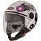 Caberg Riviera V3 Diva Open Face Helmet, White/Silver Dekor, Size: Xs | C6FD00A2_xs, cab_C6FD00A2_xs - Caberg / カバーグヘルメット
