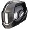 Scorpion / スコーピオン Exo モジュラーヘルメット Tech Forza ブラックシルバー | 18-392-58, sco_18-392-58_L - Scorpion / スコーピオンヘルメット
