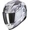 Scorpion / スコーピオン Exo フルフェイスヘルメット 520 Air Cover ホワイト シルバー | 72-355-65, sco_72-355-65_L - Scorpion / スコーピオンヘルメット