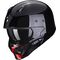 Scorpion / スコーピオン Exo モジュラーヘルメット Covert X Tanker ブラックレッド | 86-371-24, sco_86-371-24_M - Scorpion / スコーピオンヘルメット